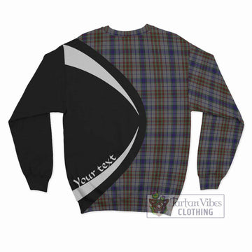 Gayre Hunting Tartan Sweatshirt with Family Crest Circle Style