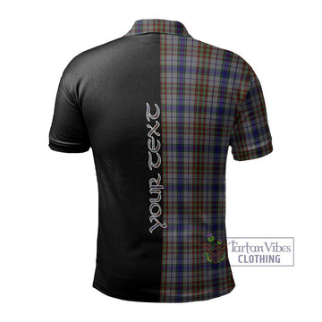 Gayre Hunting Tartan Polo Shirt with Family Crest and Half Of Me Style