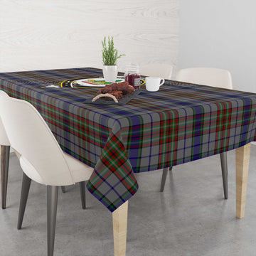 Gayre Hunting Tartan Tablecloth with Family Crest