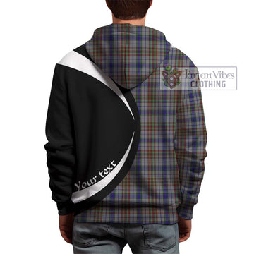 Gayre Hunting Tartan Hoodie with Family Crest Circle Style