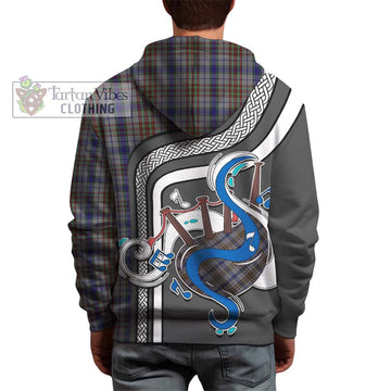 Gayre Hunting Tartan Hoodie with Epic Bagpipe Style