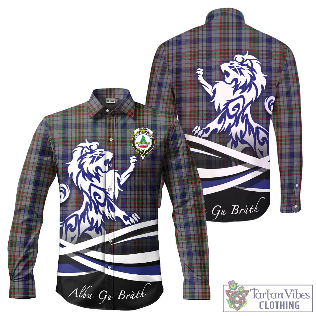 gayre-hunting-tartan-long-sleeve-button-up-shirt-with-alba-gu-brath-regal-lion-emblem