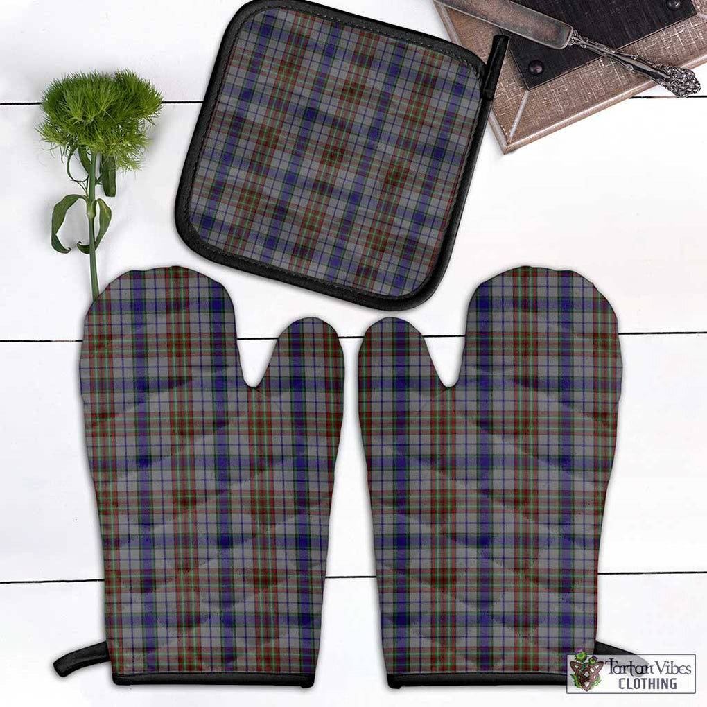 Gayre Hunting Tartan Combo Oven Mitt & Pot-Holder Combo 1 Oven Mitt & 1 Pot-Holder Black - Tartan Vibes Clothing