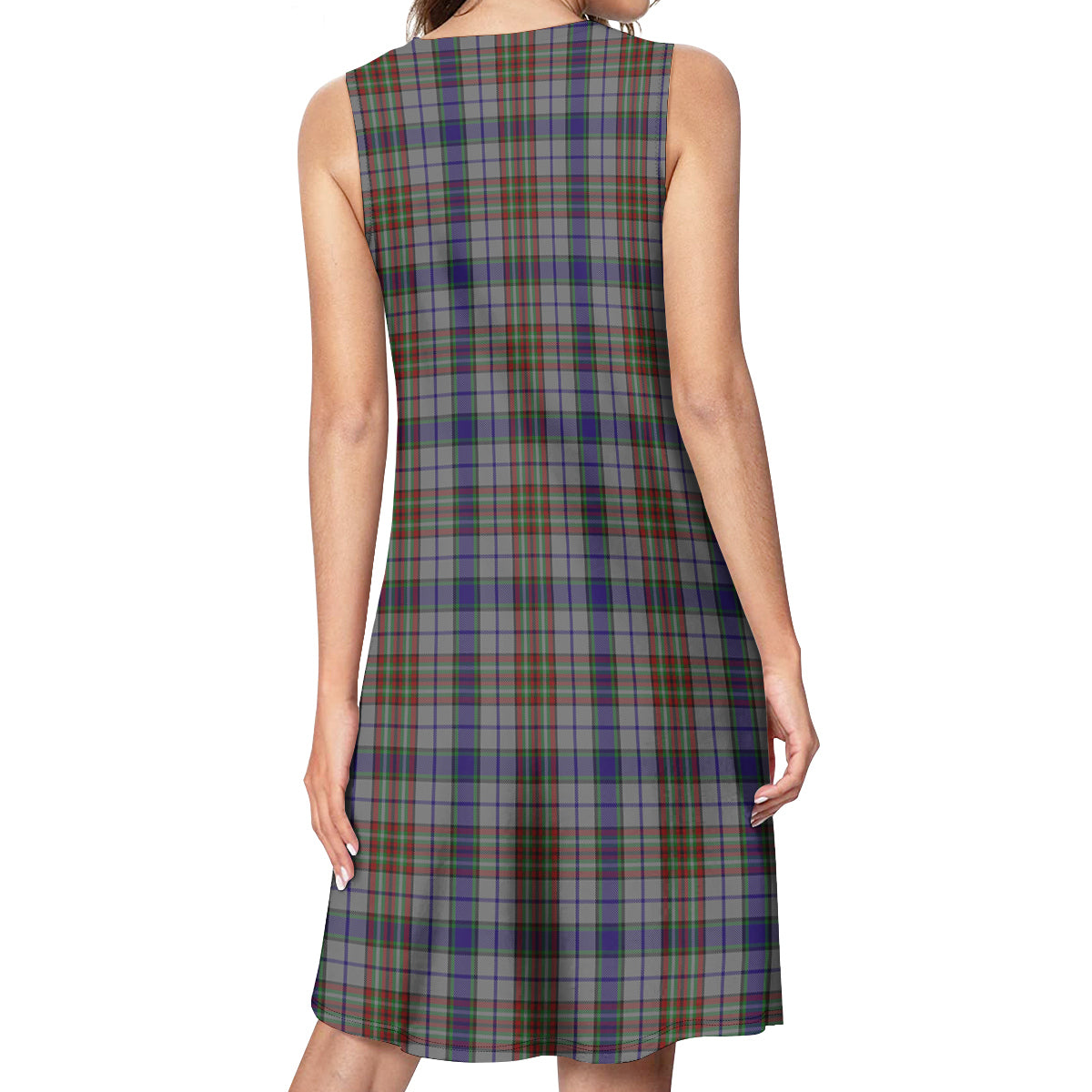 Gayre Hunting Tartan Womens Casual Dresses - Tartanvibesclothing