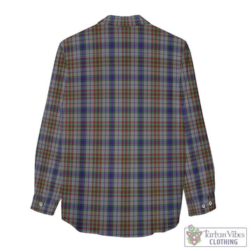 Gayre Hunting Tartan Women's Casual Shirt with Family Crest