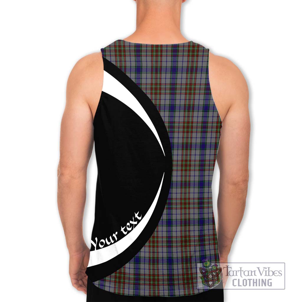 Gayre Hunting Tartan Men's Tank Top with Family Crest Circle Style - Tartan Vibes Clothing