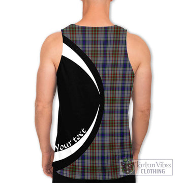 Gayre Hunting Tartan Men's Tank Top with Family Crest Circle Style