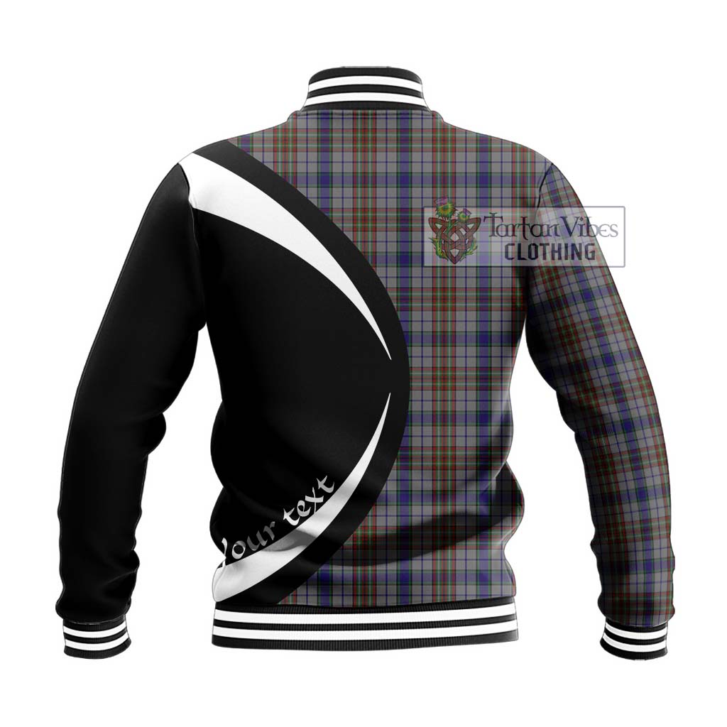 Gayre Hunting Tartan Baseball Jacket with Family Crest Circle Style - Tartan Vibes Clothing