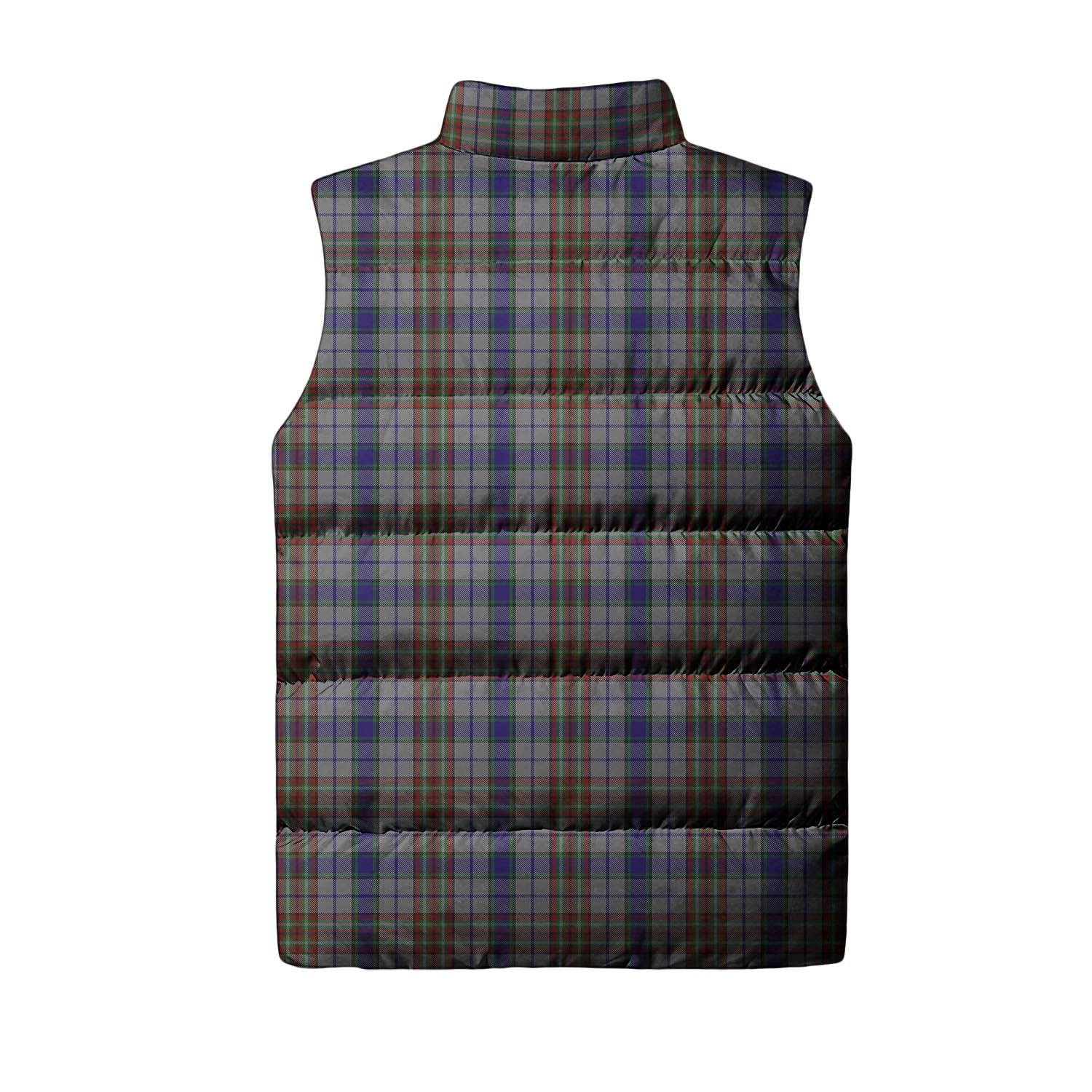 Gayre Hunting Tartan Sleeveless Puffer Jacket with Family Crest - Tartanvibesclothing