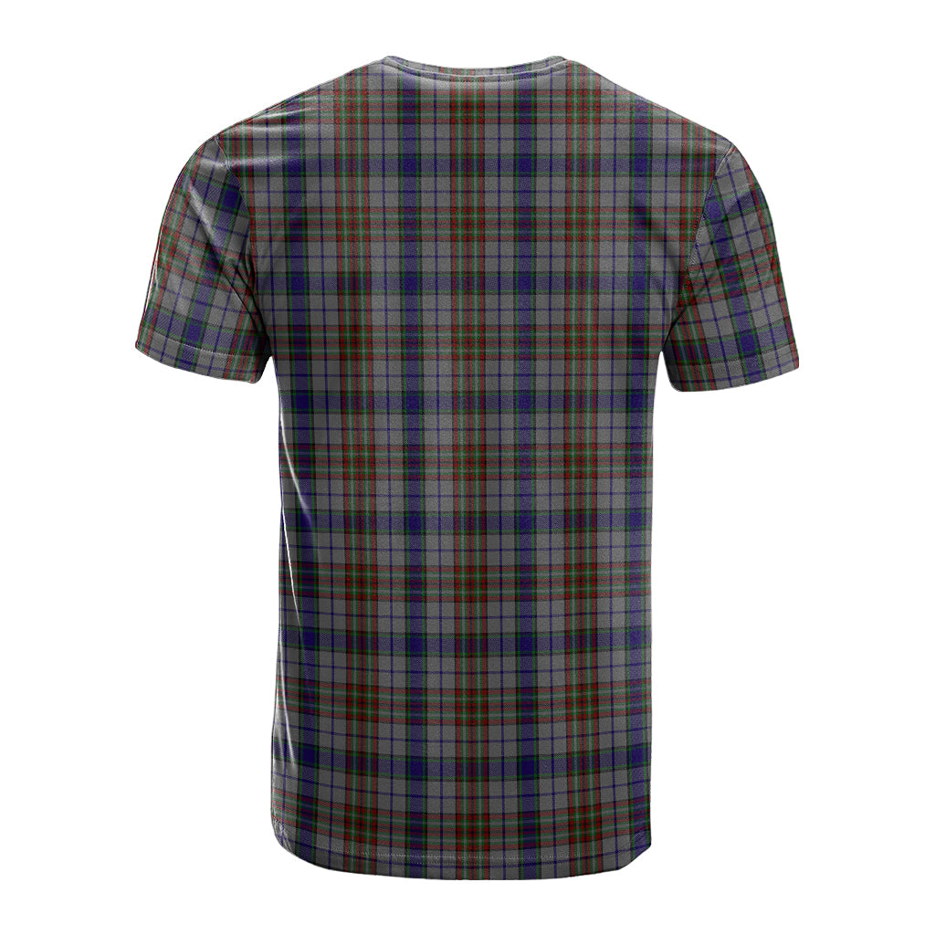 Gayre Hunting Tartan T-Shirt with Family Crest - Tartan Vibes Clothing