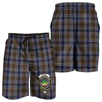 Gayre Hunting Tartan Mens Shorts with Family Crest