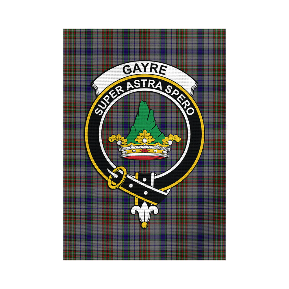 Gayre Hunting Tartan Flag with Family Crest - Tartan Vibes Clothing