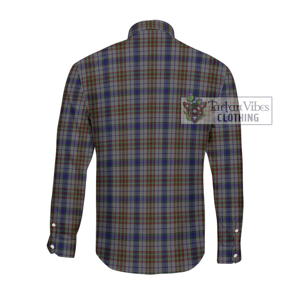 Gayre Hunting Tartan Long Sleeve Button Shirt with Family Crest DNA In Me Style - Tartanvibesclothing Shop