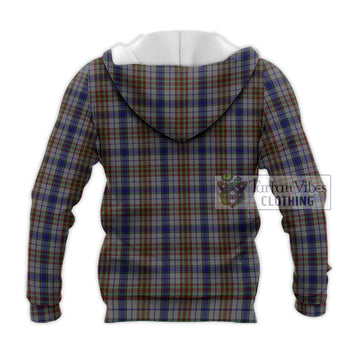 Gayre Hunting Tartan Knitted Hoodie with Family Crest DNA In Me Style