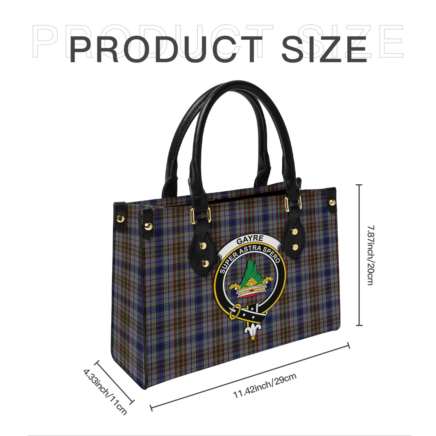 gayre-hunting-tartan-leather-bag-with-family-crest