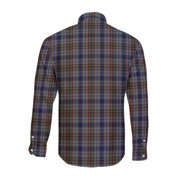 Gayre Hunting Tartan Long Sleeve Button Up Shirt with Family Crest