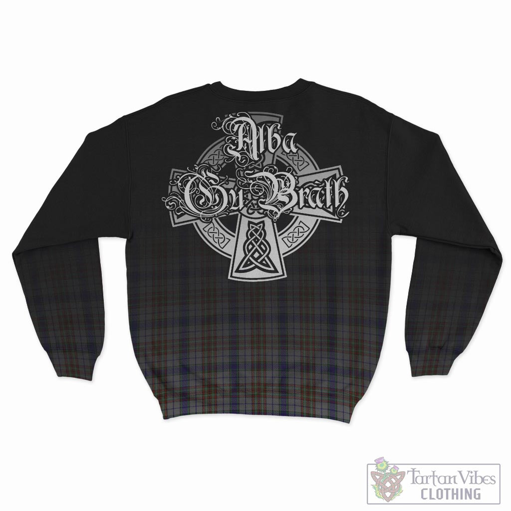 Tartan Vibes Clothing Gayre Hunting Tartan Sweatshirt Featuring Alba Gu Brath Family Crest Celtic Inspired