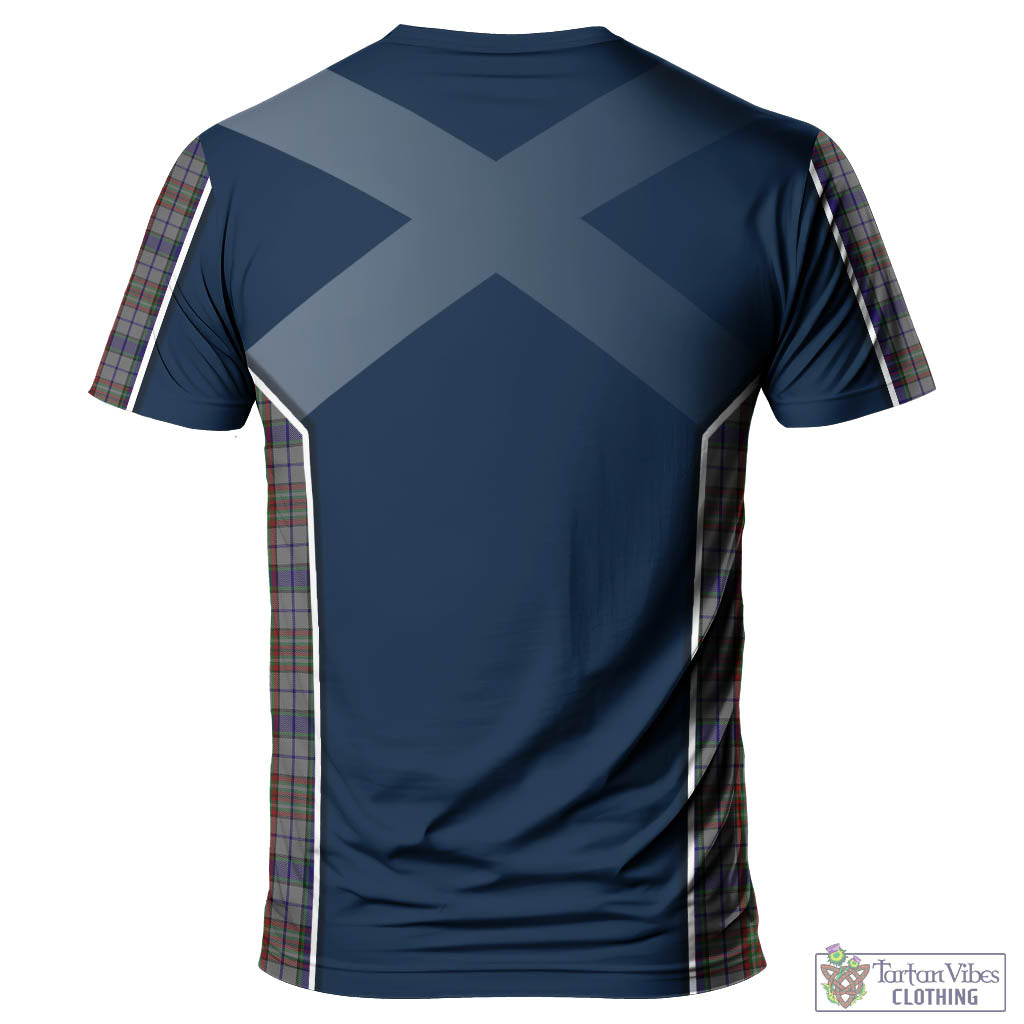 Tartan Vibes Clothing Gayre Hunting Tartan T-Shirt with Family Crest and Scottish Thistle Vibes Sport Style