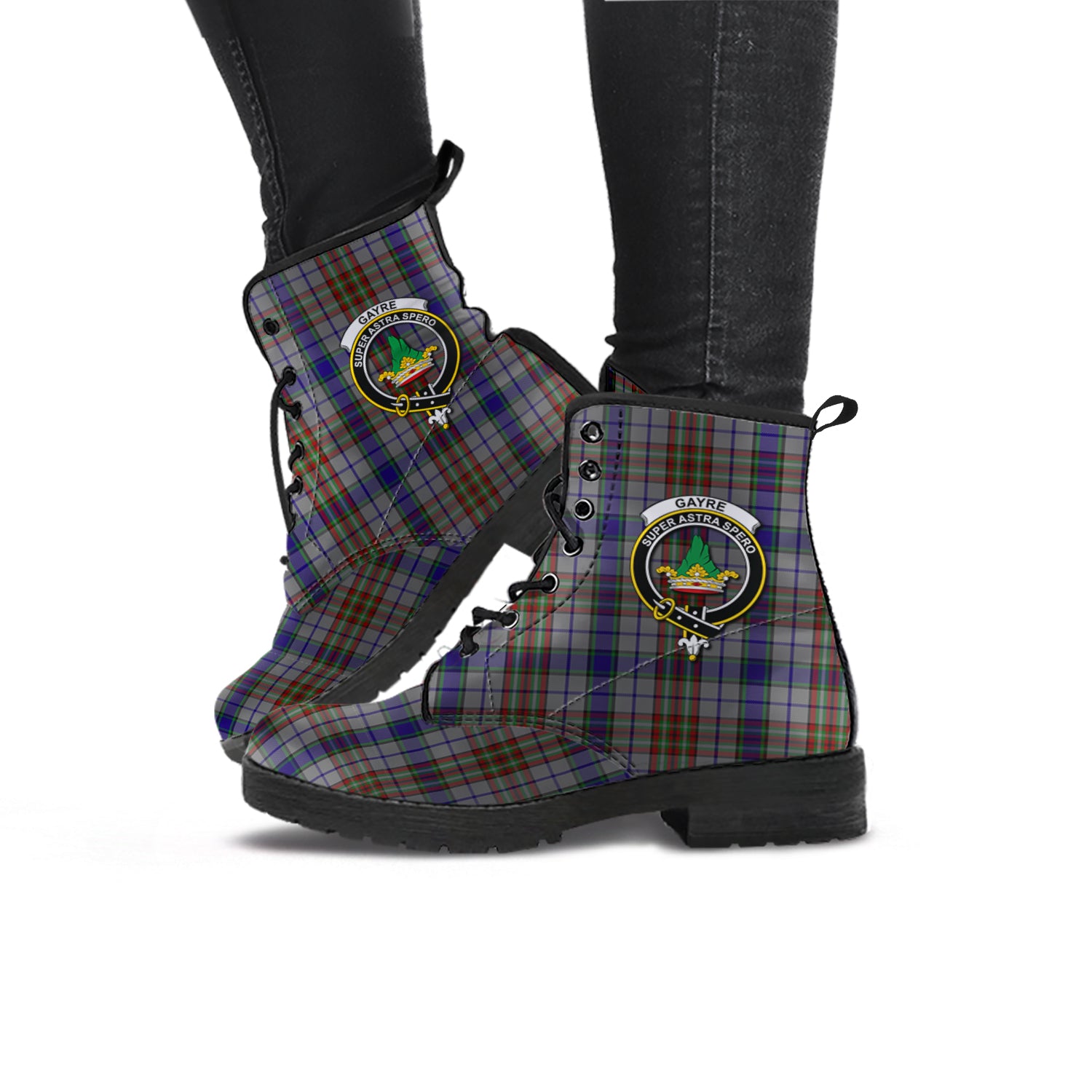 gayre-hunting-tartan-leather-boots-with-family-crest