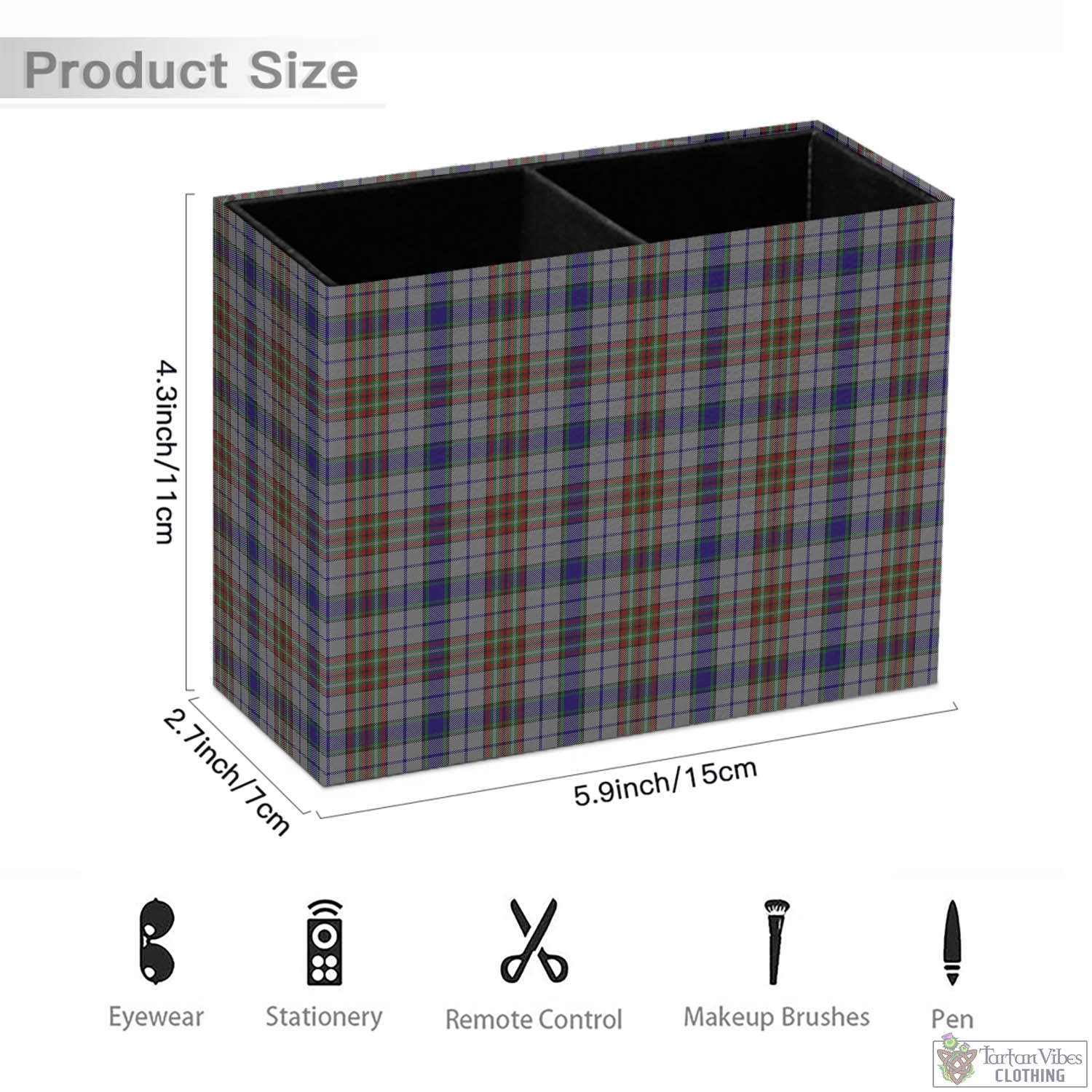 Tartan Vibes Clothing Gayre Hunting Tartan Pen Holder