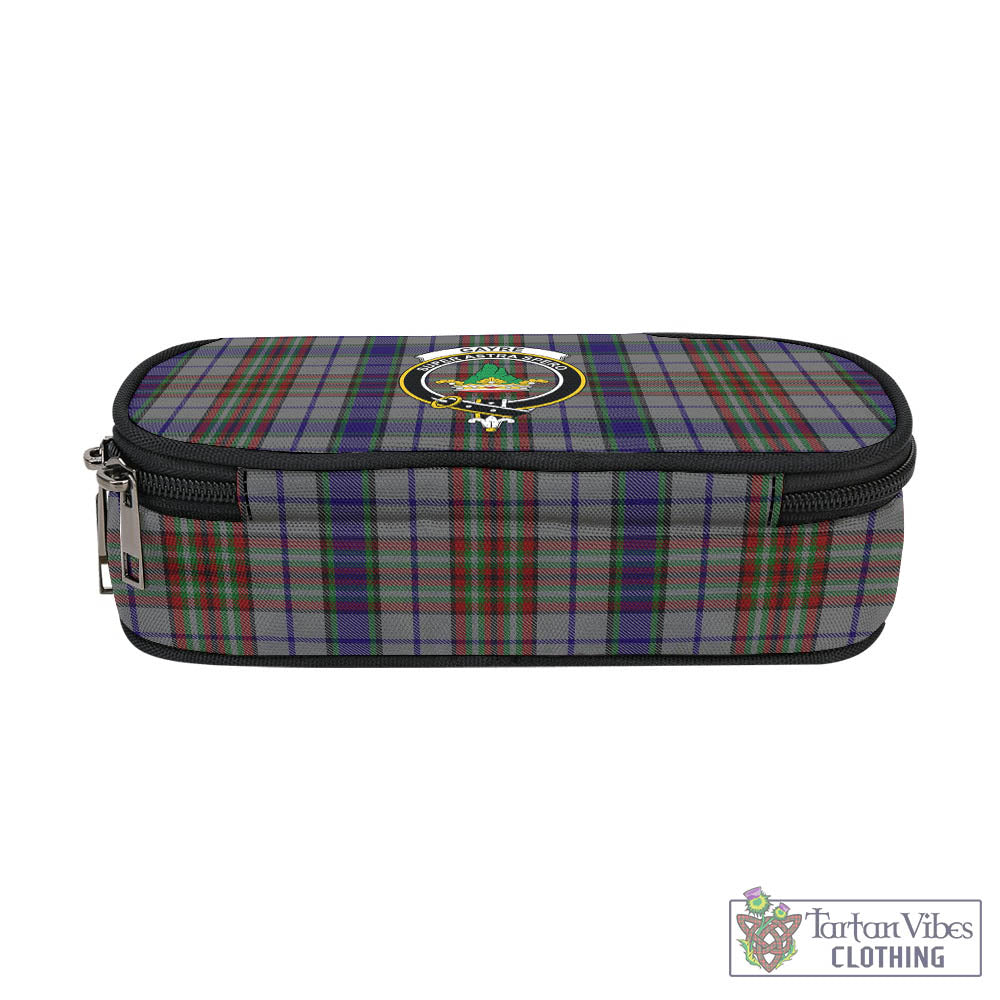 Tartan Vibes Clothing Gayre Hunting Tartan Pen and Pencil Case with Family Crest