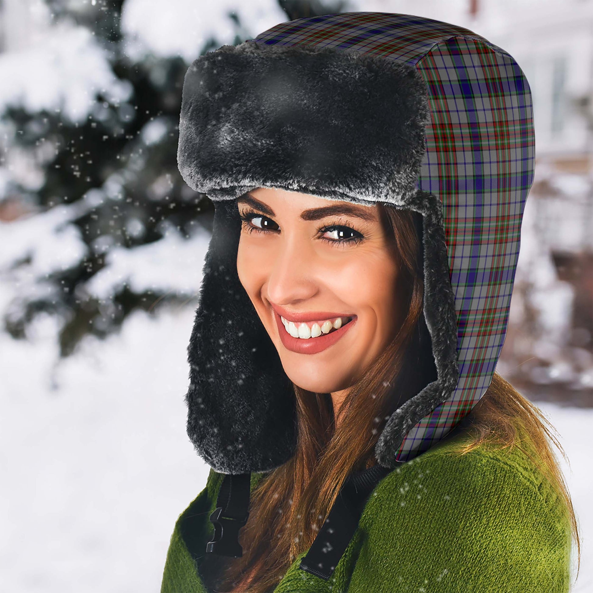 Gayre Hunting Tartan Winter Trapper Hat - Tartanvibesclothing