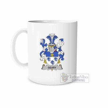 Geary Irish Clan Coat of Arms Ceramic Mug