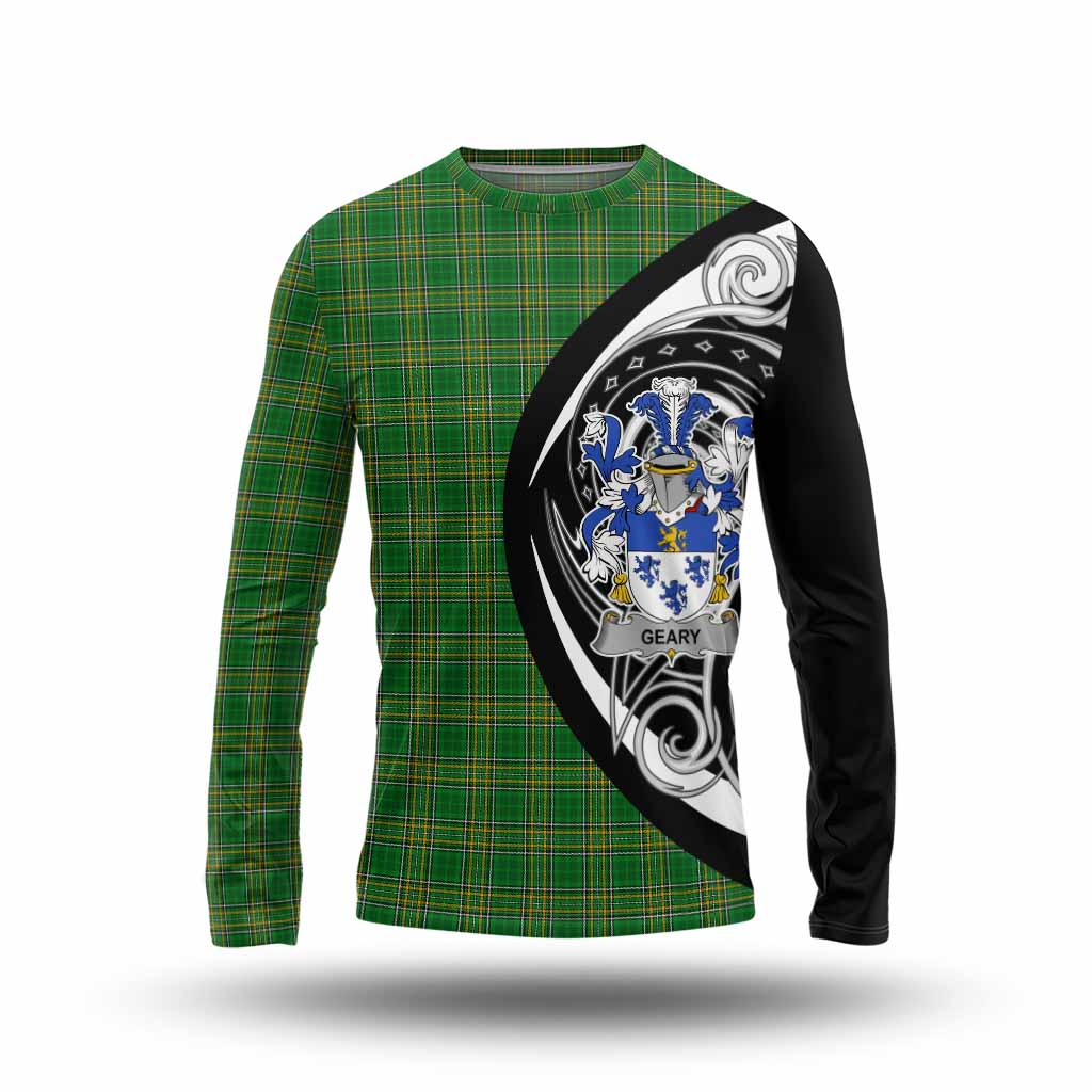 Geary Irish Clan Long Sleeve T-Shirt Celtic Circle Style Unisex - Tartan Vibes Clothing