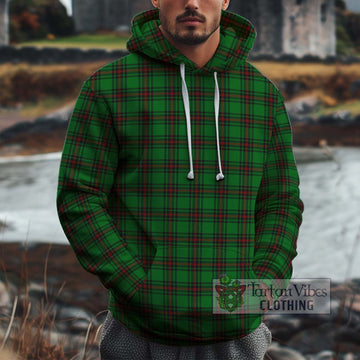 Ged Tartan Cotton Hoodie