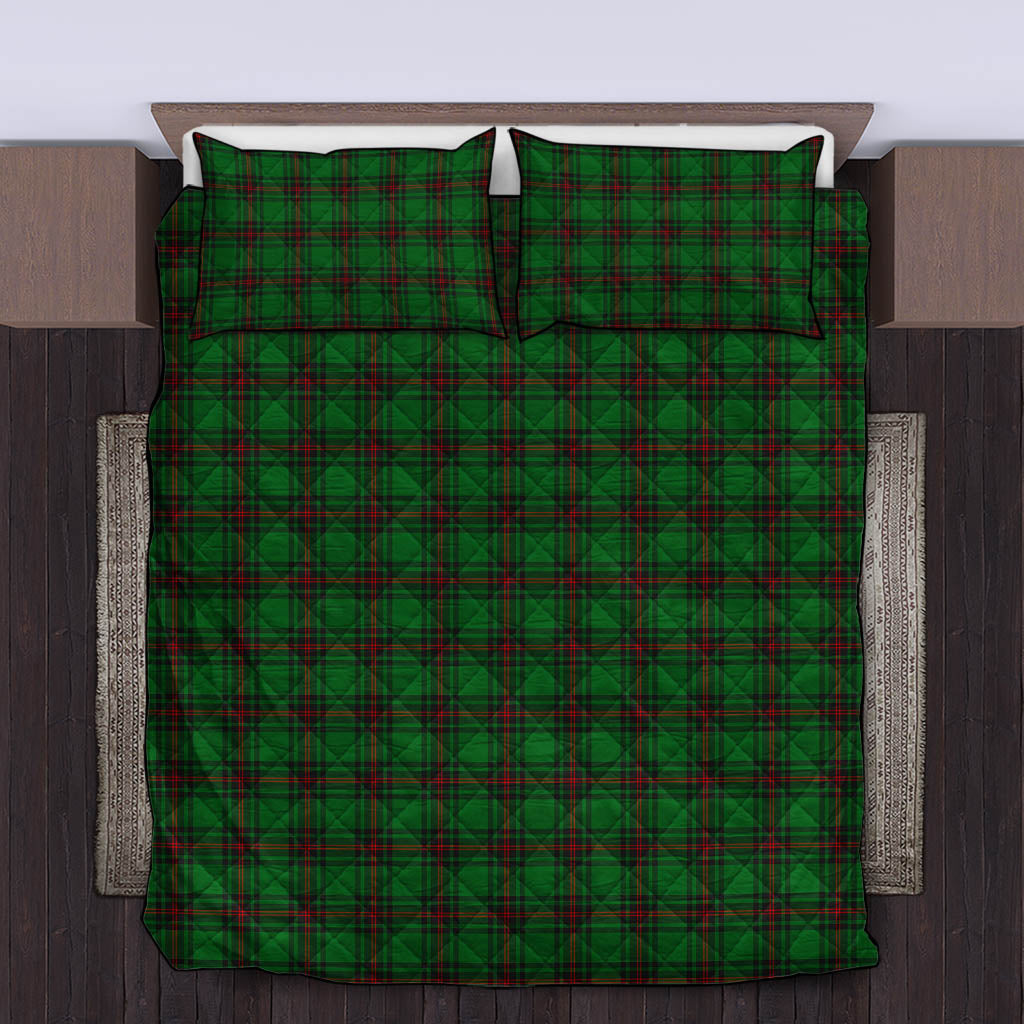 Ged Tartan Quilt Bed Set King - Tartan Vibes Clothing