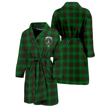 Ged Tartan Bathrobe with Family Crest