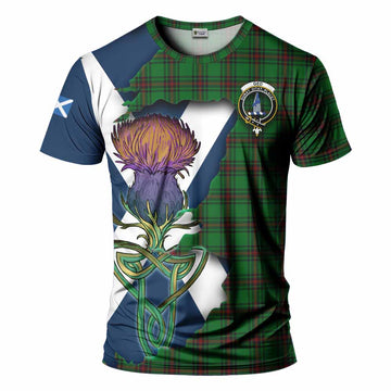 Ged Tartan Family Crest T-Shirt Scottish Thistle Celtic Inspired Kid's Shirt - Tartan Vibes Clothing