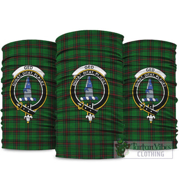 Ged Tartan Neck Gaiters, Tartan Bandanas, Tartan Head Band with Family Crest