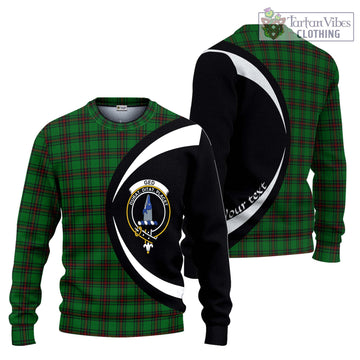 Ged Tartan Ugly Sweater with Family Crest Circle Style