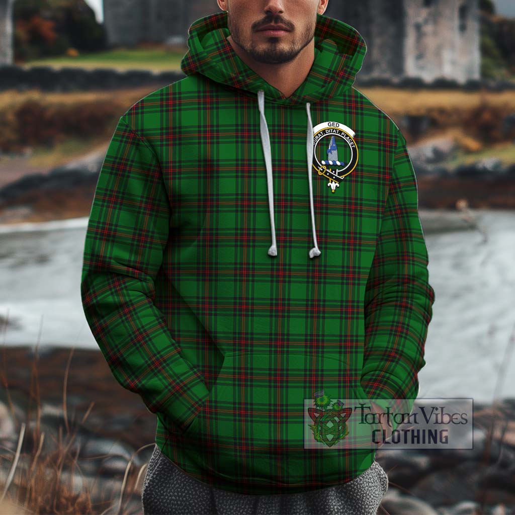 Tartan Vibes Clothing Ged Tartan Cotton Hoodie with Family Crest