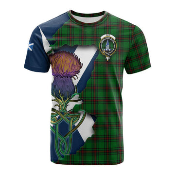 Ged Tartan Family Crest Cotton T-shirt Scottish Thistle Celtic Inspired Kid's Shirt - Tartan Vibes Clothing