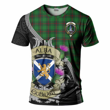 Ged Tartan Family Crest T-Shirt Lion Rampant Royal Thistle Shield Celtic Inspired Kid's Shirt - Tartan Vibes Clothing