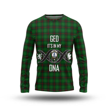 Ged Tartan Long Sleeve T-Shirt with Family Crest DNA In Me Style