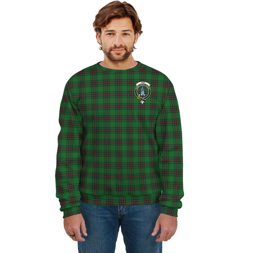 Ged Tartan Sweatshirt with Family Crest Unisex - Tartan Vibes Clothing