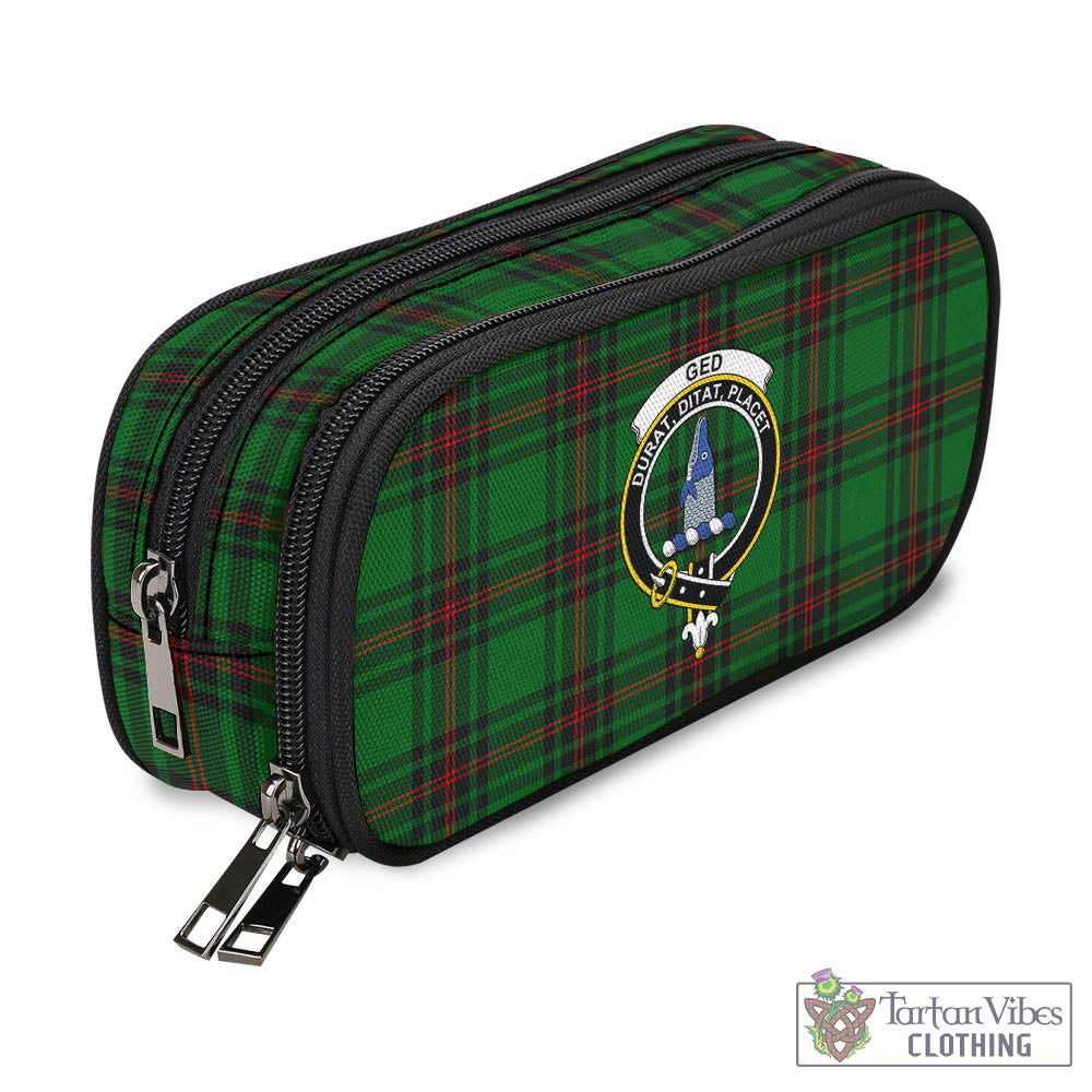 Tartan Vibes Clothing Ged Tartan Pen and Pencil Case with Family Crest