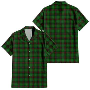 Ged Tartan Short Sleeve Button Down Shirt