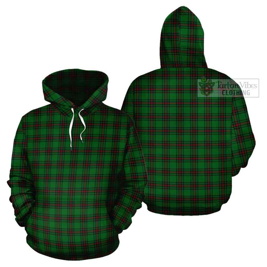 Ged Tartan Cotton Hoodie Pullover Hoodie - Tartan Vibes Clothing