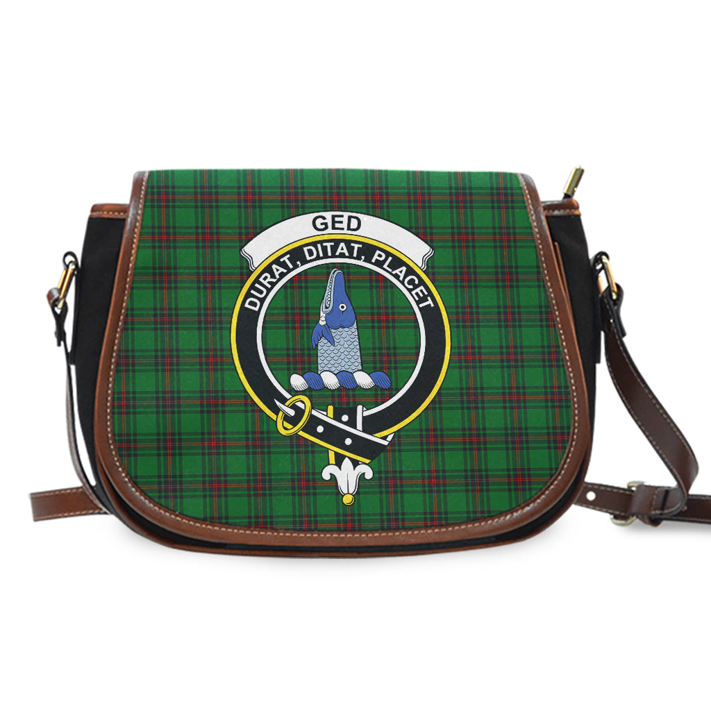 Ged Tartan Saddle Bag with Family Crest - Tartan Vibes Clothing