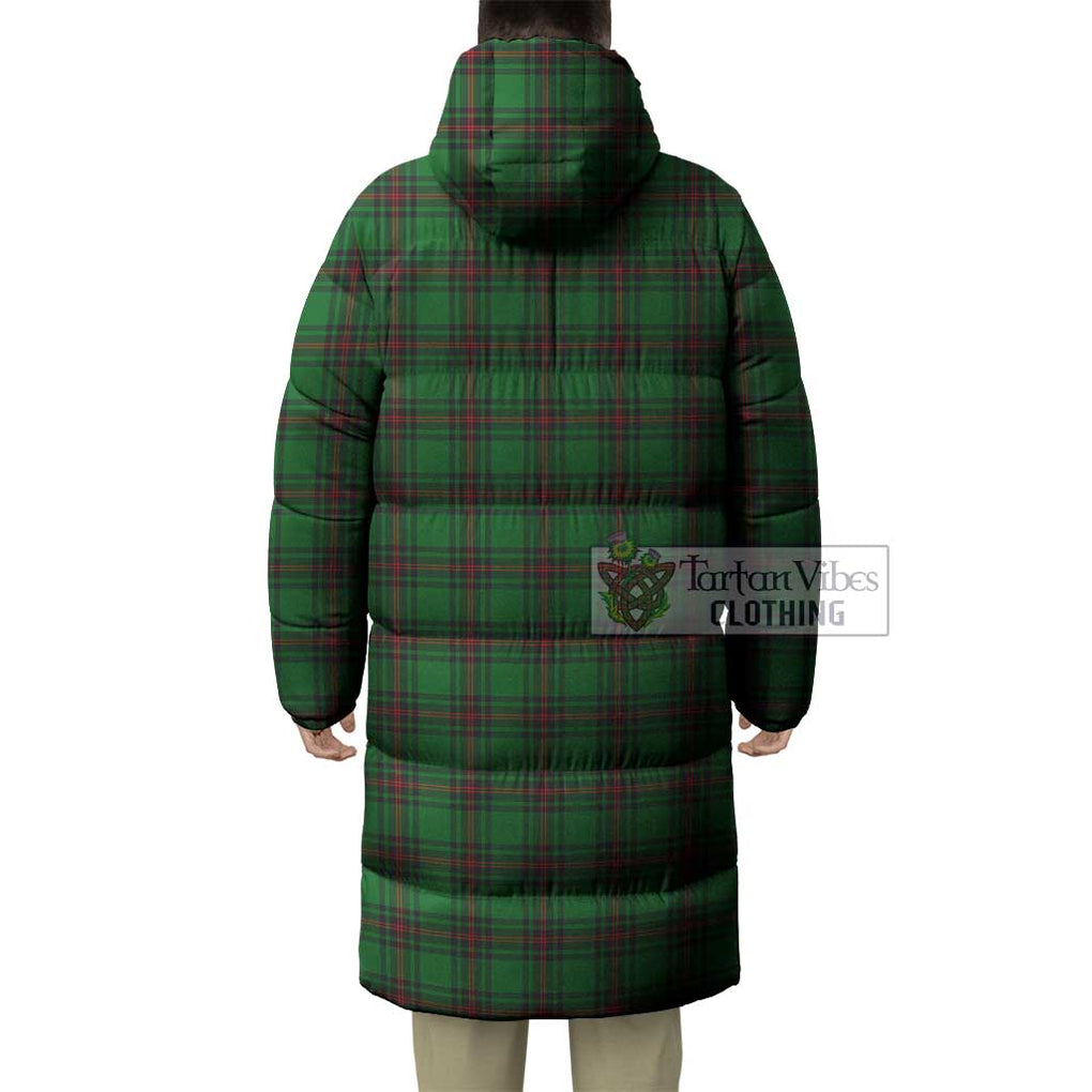 Tartan Vibes Clothing Ged Tartan Long Down Jacket