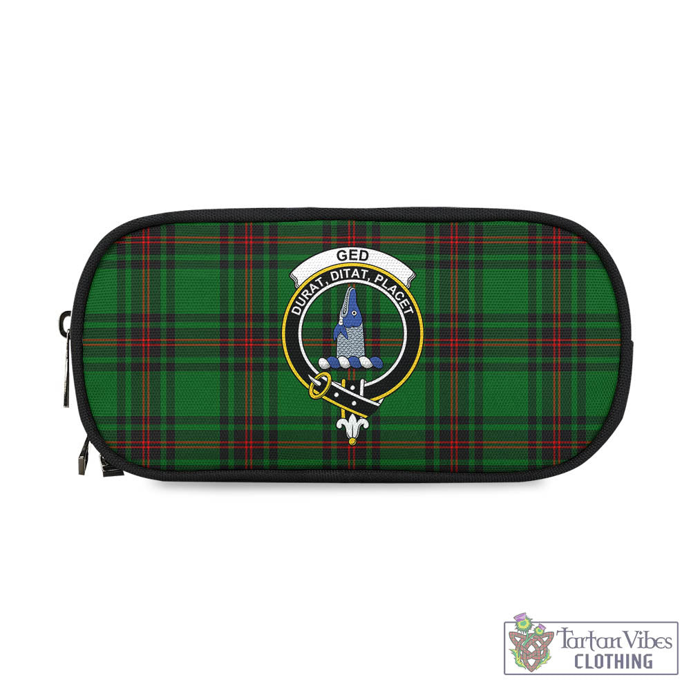 Tartan Vibes Clothing Ged Tartan Pen and Pencil Case with Family Crest