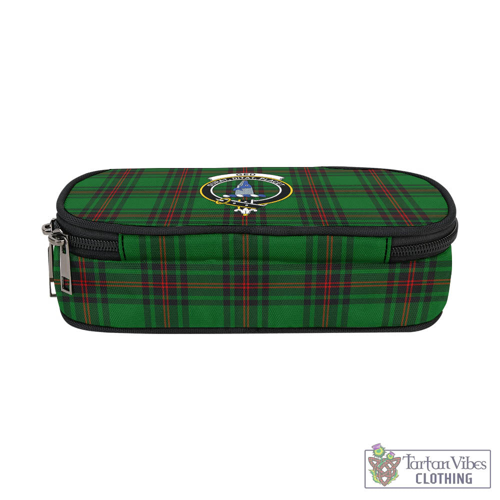 Tartan Vibes Clothing Ged Tartan Pen and Pencil Case with Family Crest