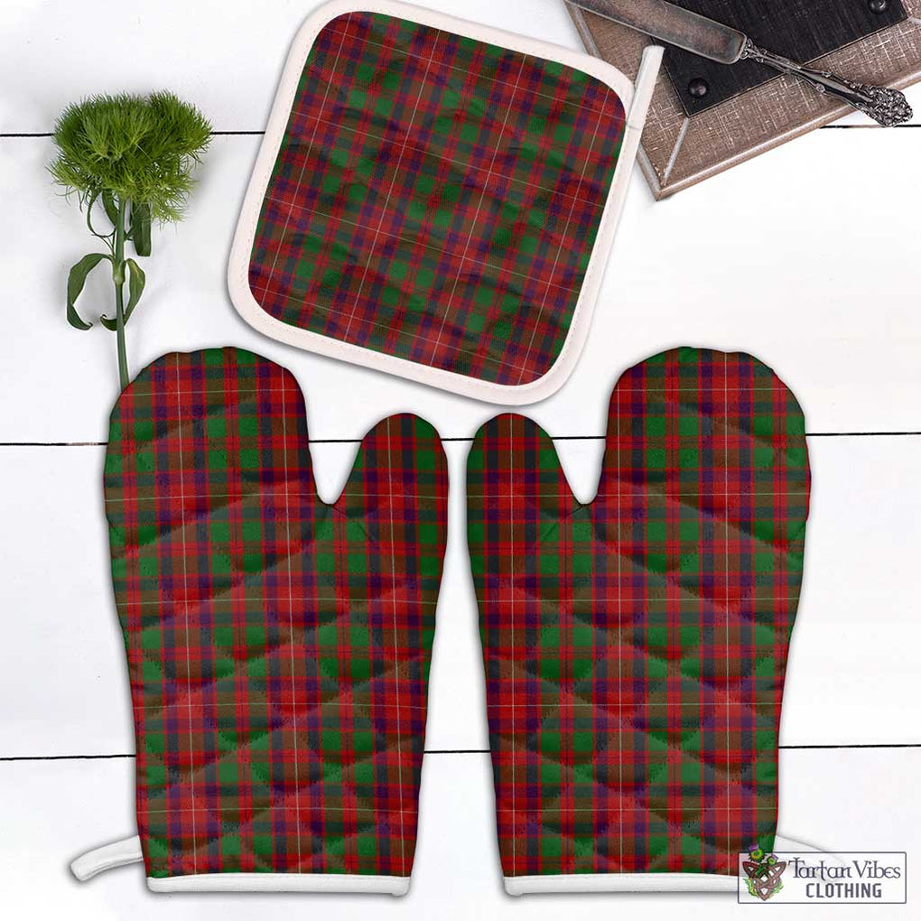 Geddes Tartan Combo Oven Mitt & Pot-Holder Combo 1 Oven Mitt & 1 Pot-Holder White - Tartan Vibes Clothing