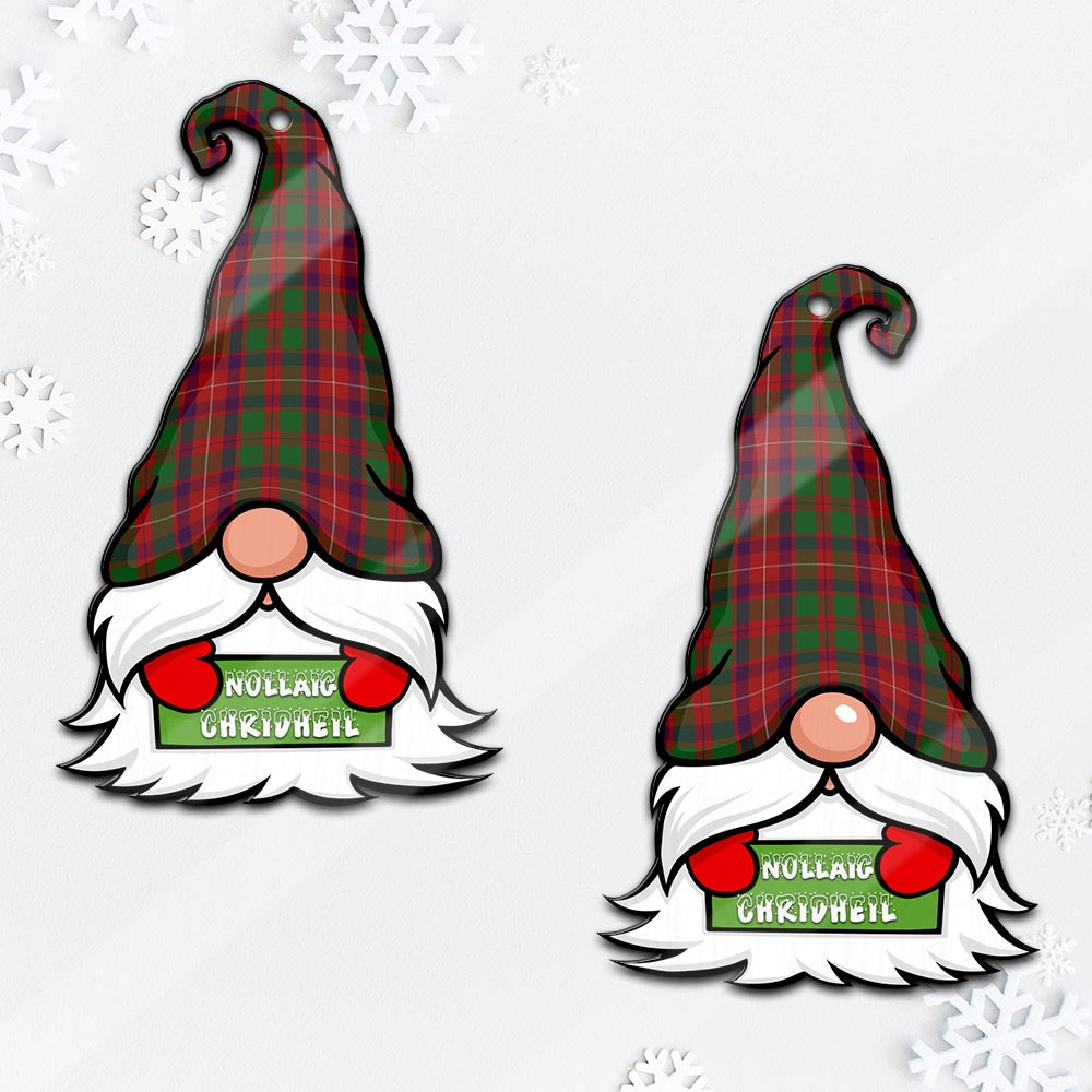 Geddes Gnome Christmas Ornament with His Tartan Christmas Hat - Tartan Vibes Clothing