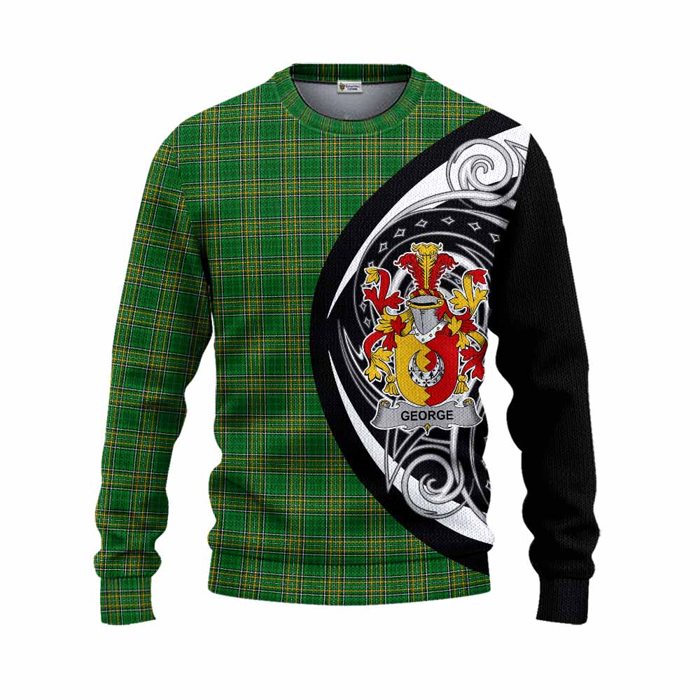 George Irish Clan Knitted Sweater Celtic Circle Style Unisex - Tartan Vibes Clothing