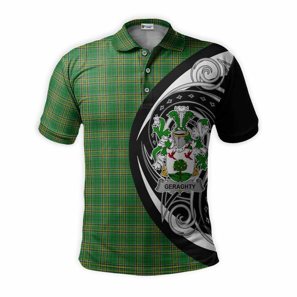 Geraghty Irish Clan Polo Shirt Celtic Circle Style Kid - Tartan Vibes Clothing
